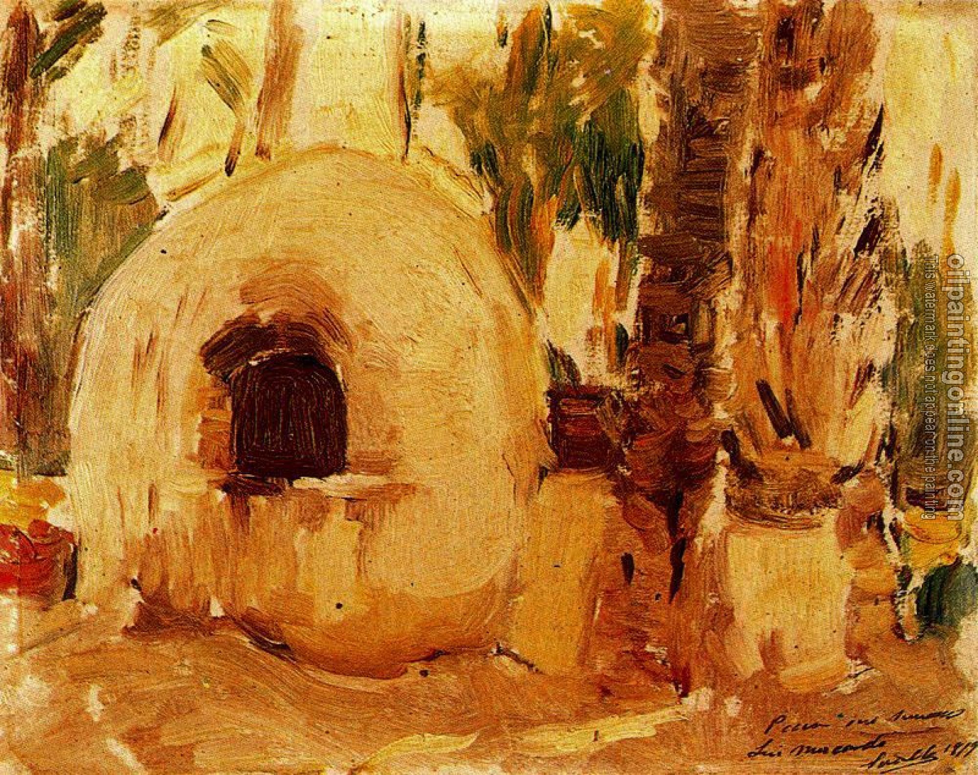 Joaquin Sorolla y Bastida - Furnace of Elche palm